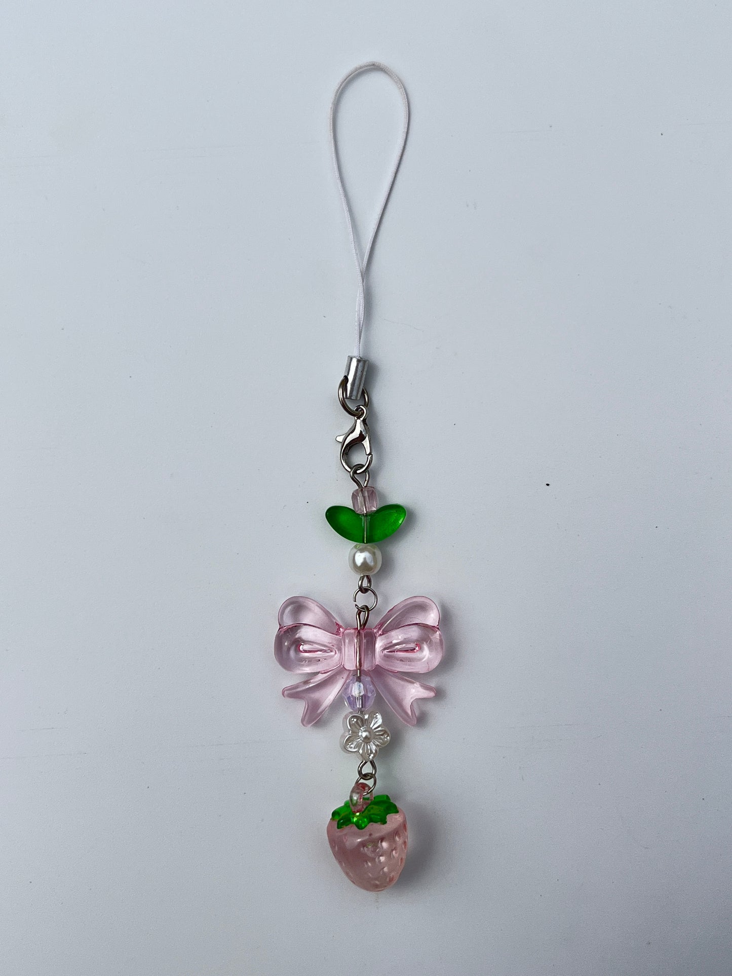 Pink+Green Phone Charm