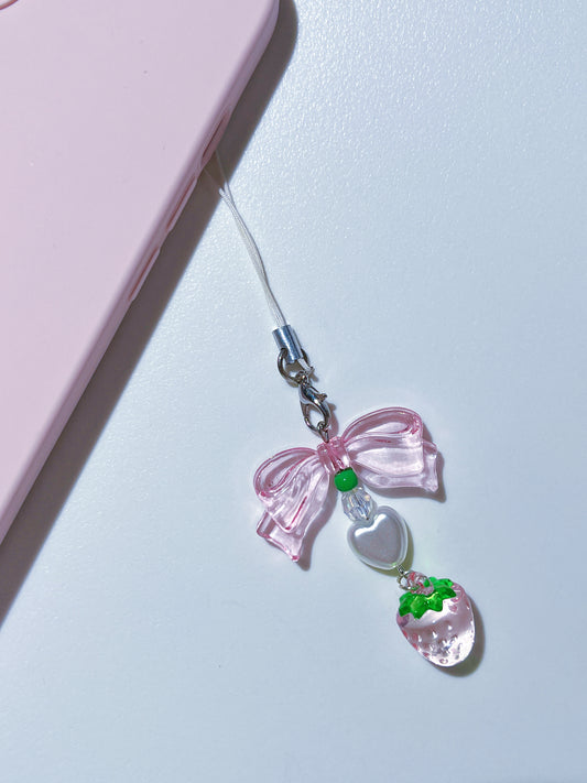 Strawberry Phone Charm